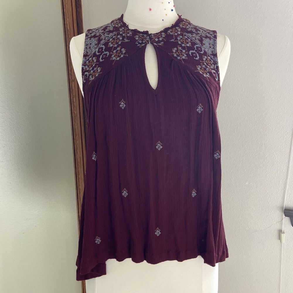 Embroidered American Eagle Tank